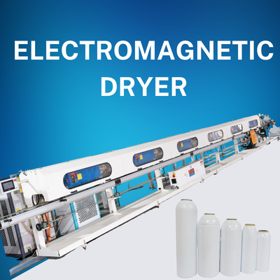 Aerosol kutuları için otomatik elektromanyetik kurutucu üretim hattı