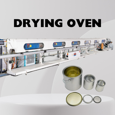 Metal kutu üretimi için yüksek verimli indüksiyon kurutma makinesi